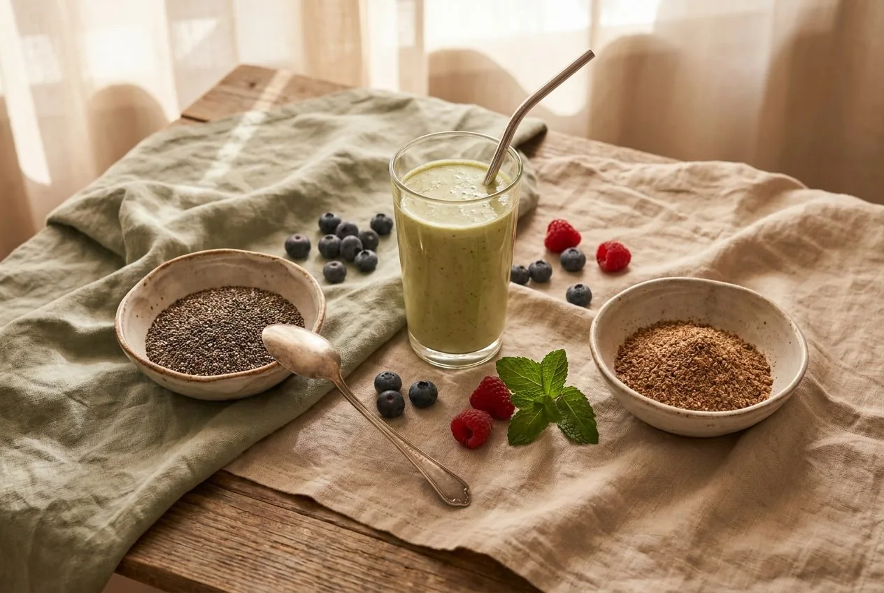 Chia Seeds vs Ground Flaxseed for Smoothies After 40