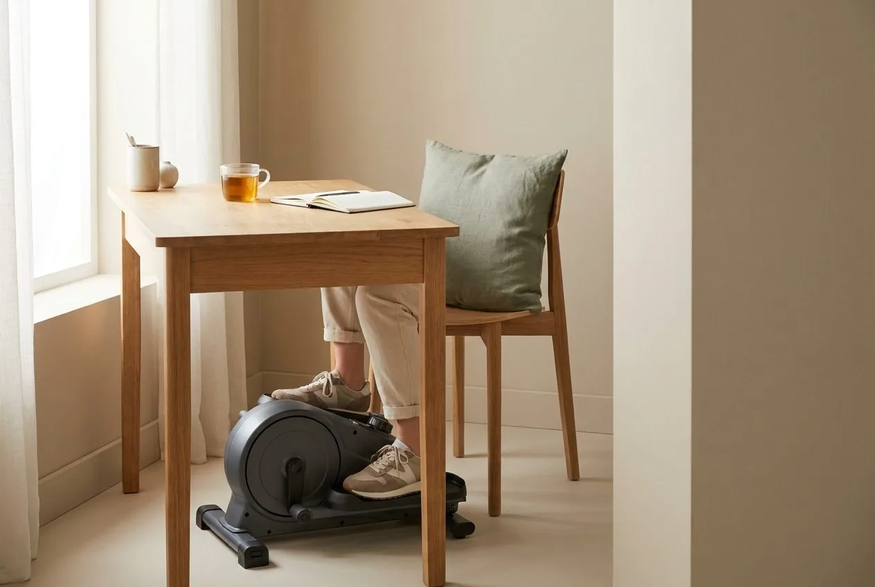 How to Use an Under-Desk Elliptical After 40