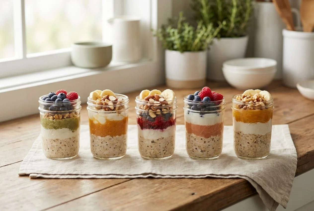 5 Overnight Oats Jars for Busy Mornings After 40