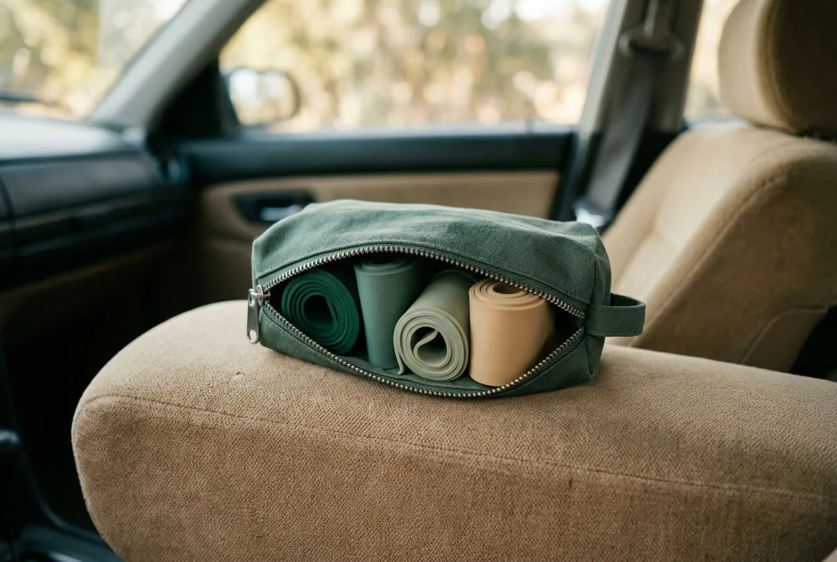 Resistance Band Travel Kit for Carpool-Line Workouts