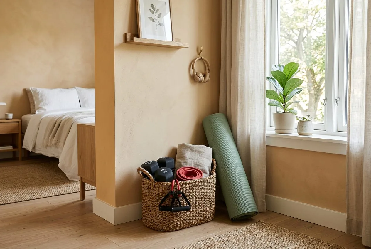How to Build a Small-Space Home Gym After 40