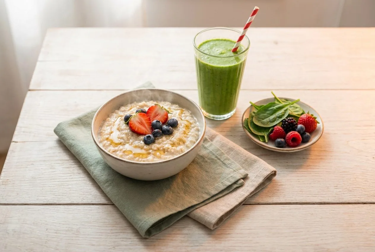 Warm Oatmeal vs Smoothie Breakfast After 40